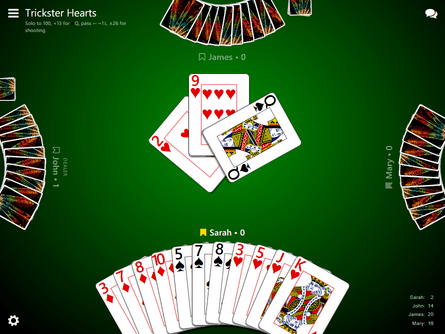 hearts card game online with friends