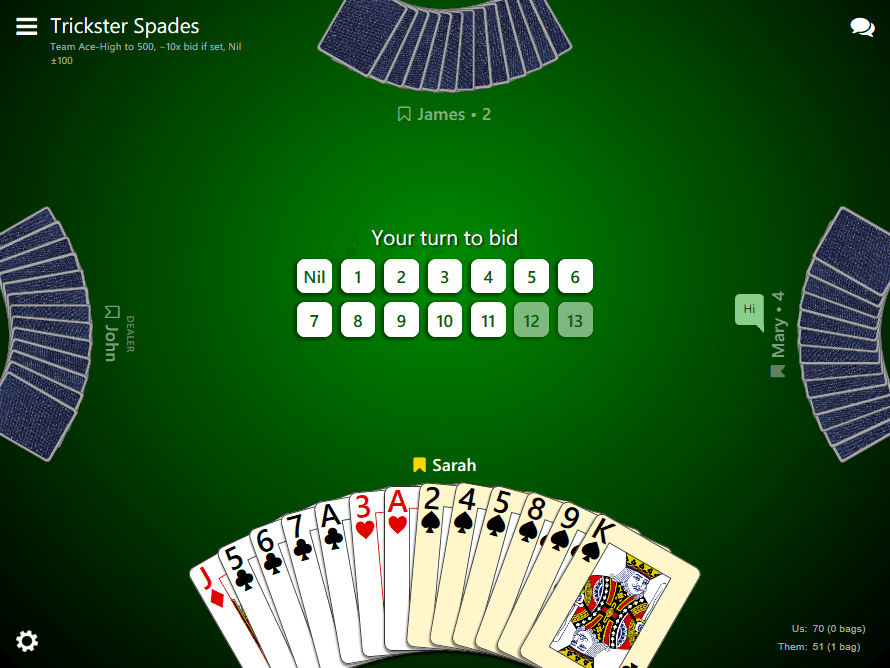 online spades play ok