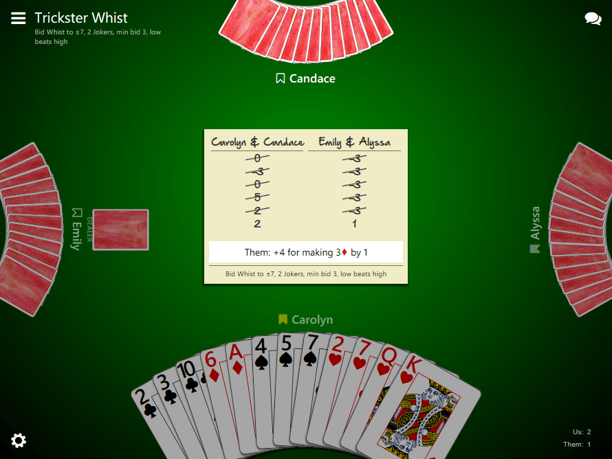 trickster spades card game